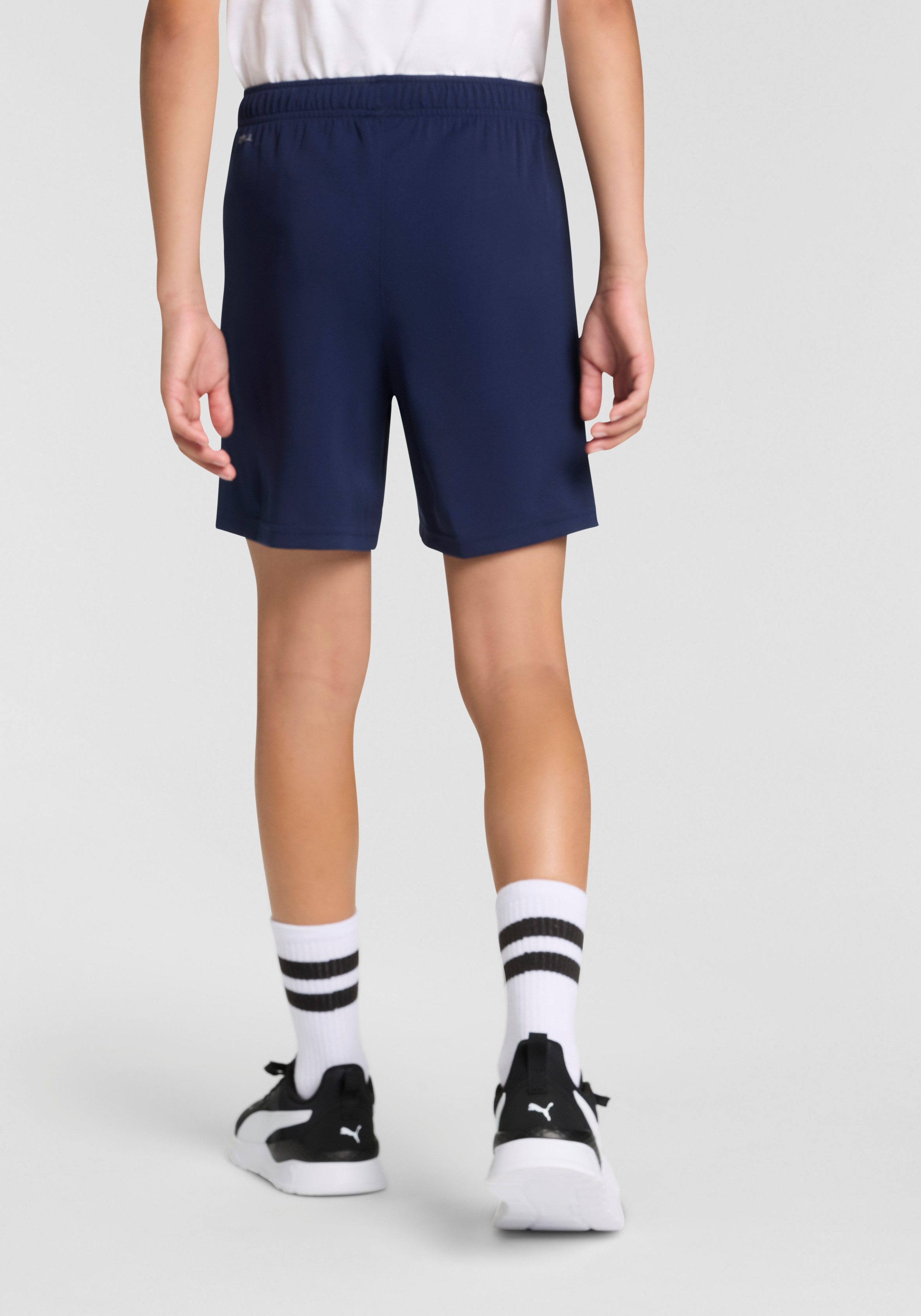 PUMA Trainingsshorts TEAMRISE SHORT JR aus Netzmaterial, mit DryCELL Technologie, kniefreier Schnitt – Bild 2 von 5