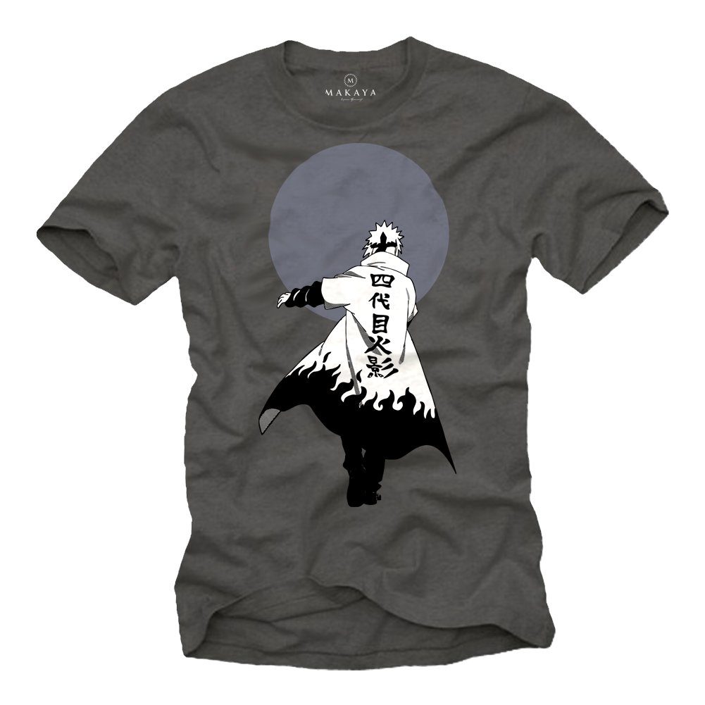Print-Shirt Manga Anime Ninja Motiv Shippuden Mantel Kinder Comic