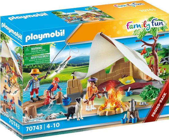 Playmobil® Konstruktions-Spielset »Familie beim Campingausflug (70743), Family Fun«, (70 St), Made in Germany