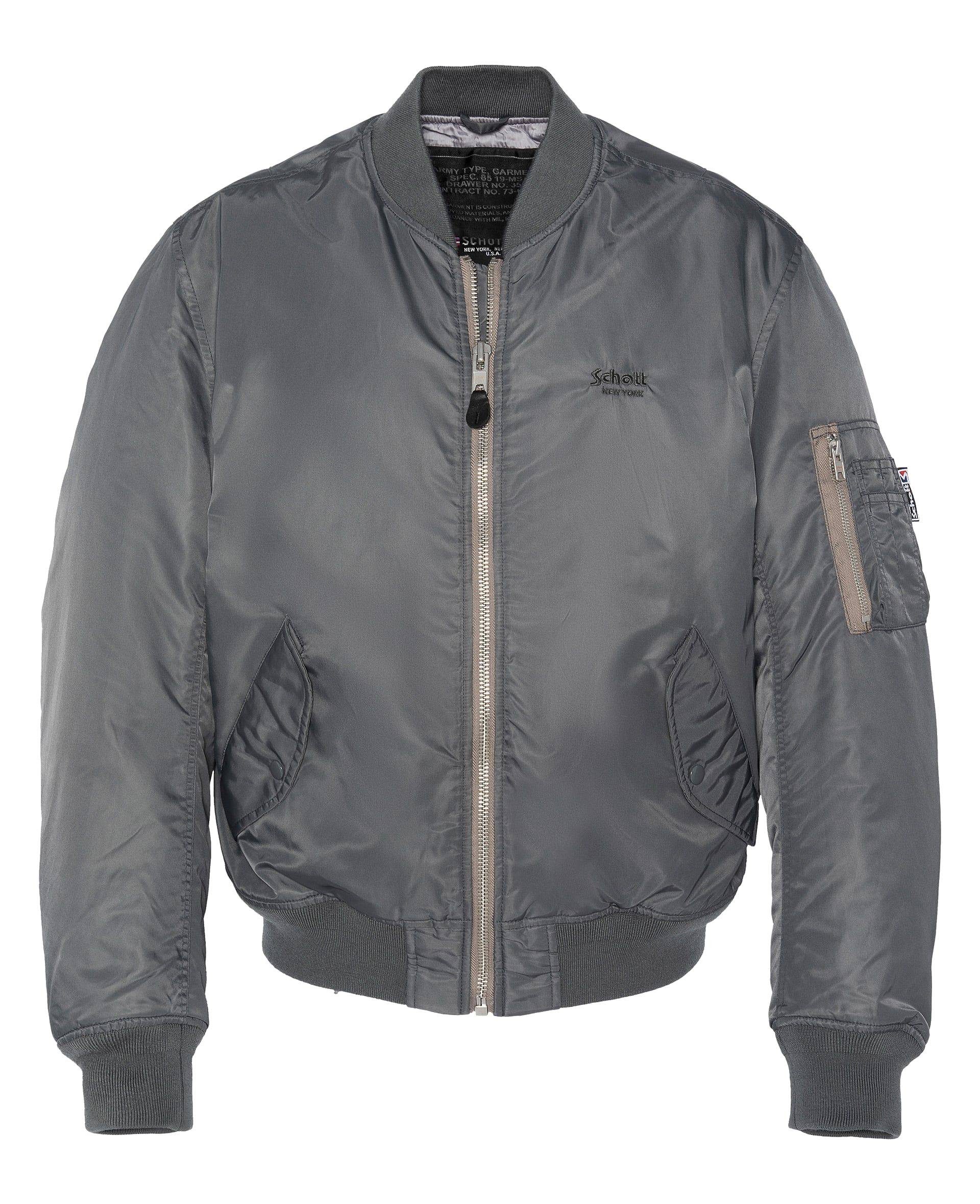 Schott NYC Herren Pilotenjacke Aus Rindsleder – Mit Abnehmbarem Fellkragen & Praktischen Taschen