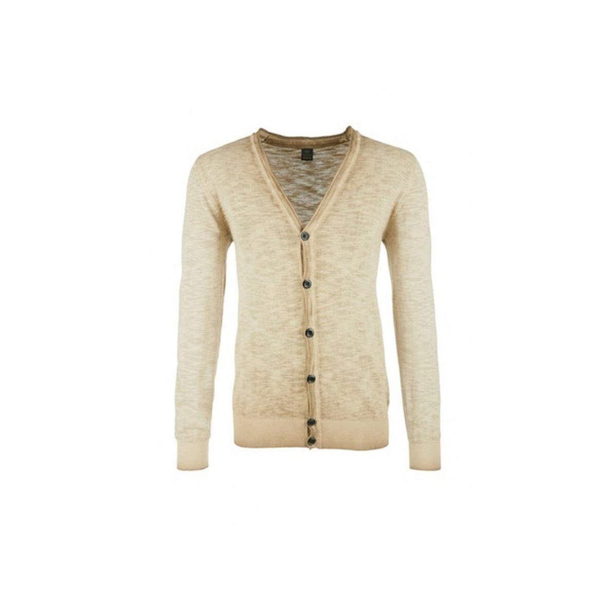 s.Oliver Strickjacke creme regular fit (1-tlg)