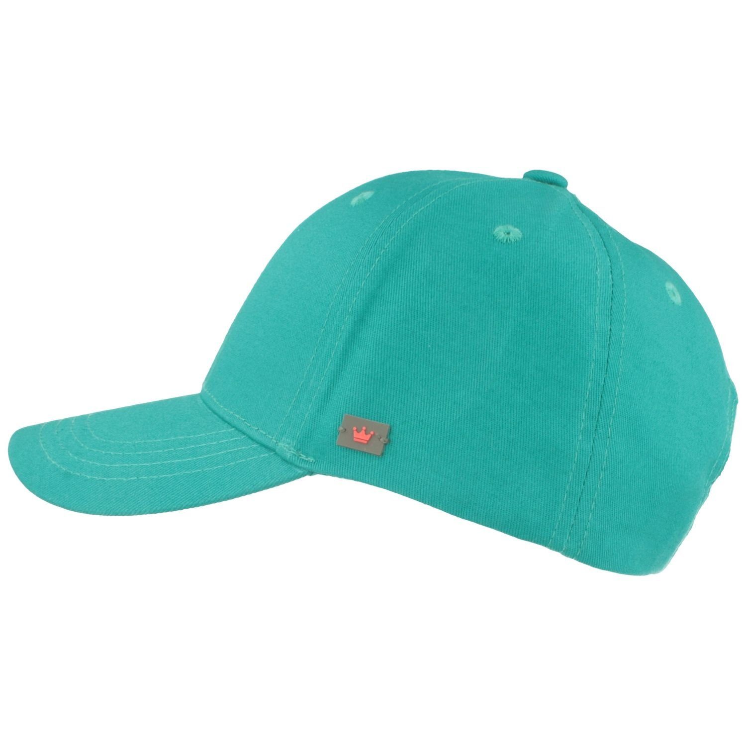 312 petrol Einfarbige Baseball Cap Baumwoll-Baseball-Cap Balke