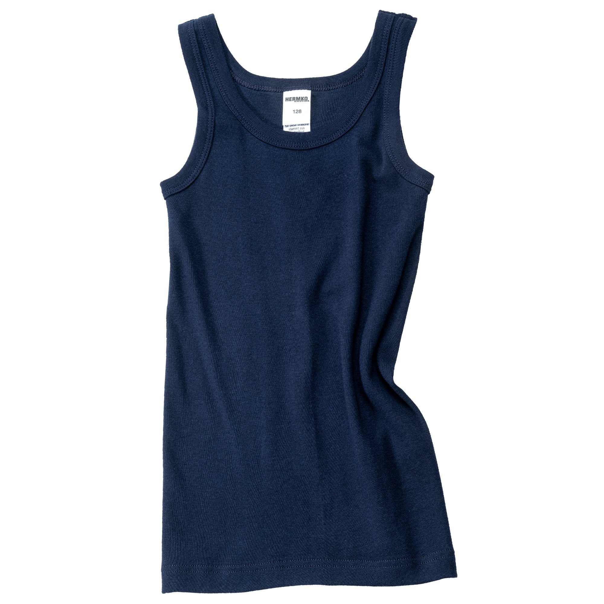 HERMKO Unterhemd 2800 100 % Bio-Baumwolle, Knaben Tank Top