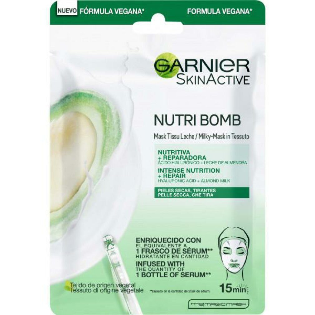 GARNIER Gesichtsmaske Garnier Skinactive Nutri Bomb Nourishing Repair Mask 1 Stuck