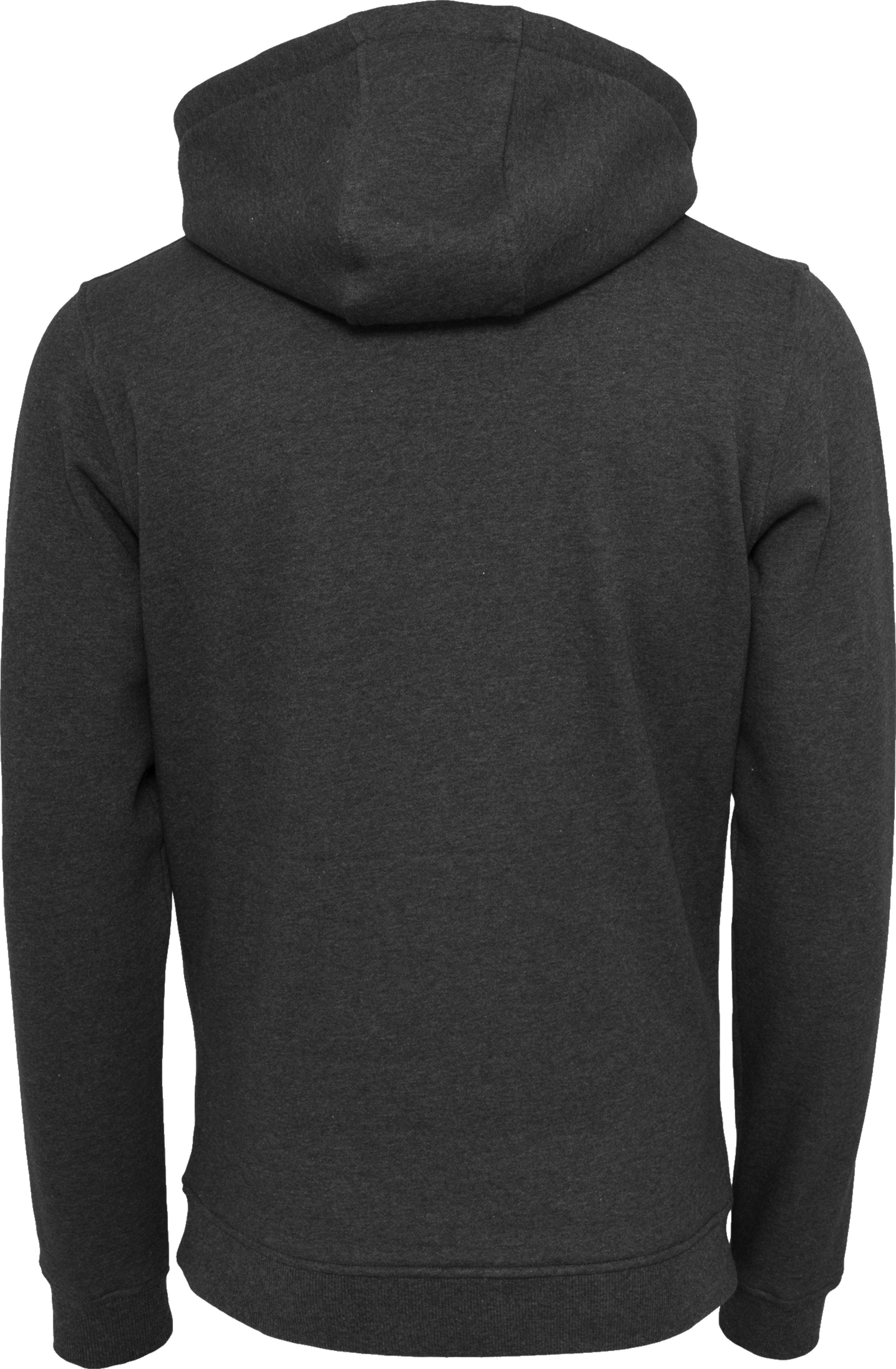 hochwertiger Siebdruck Kapuzenpullover - Kletter Alpen Charcoal : Hoodie Wandern Baddery Kleidung