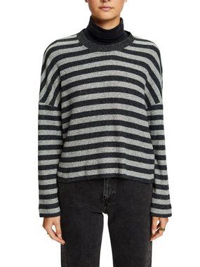 edc by Esprit Langarmshirt Gestreifter Pullover (1-tlg)