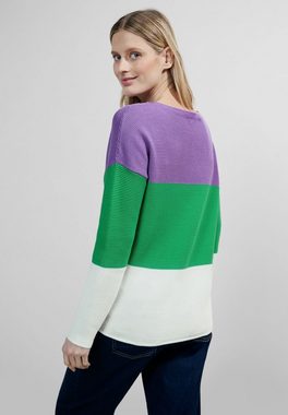 Cecil Strickpullover mit Colorblocking