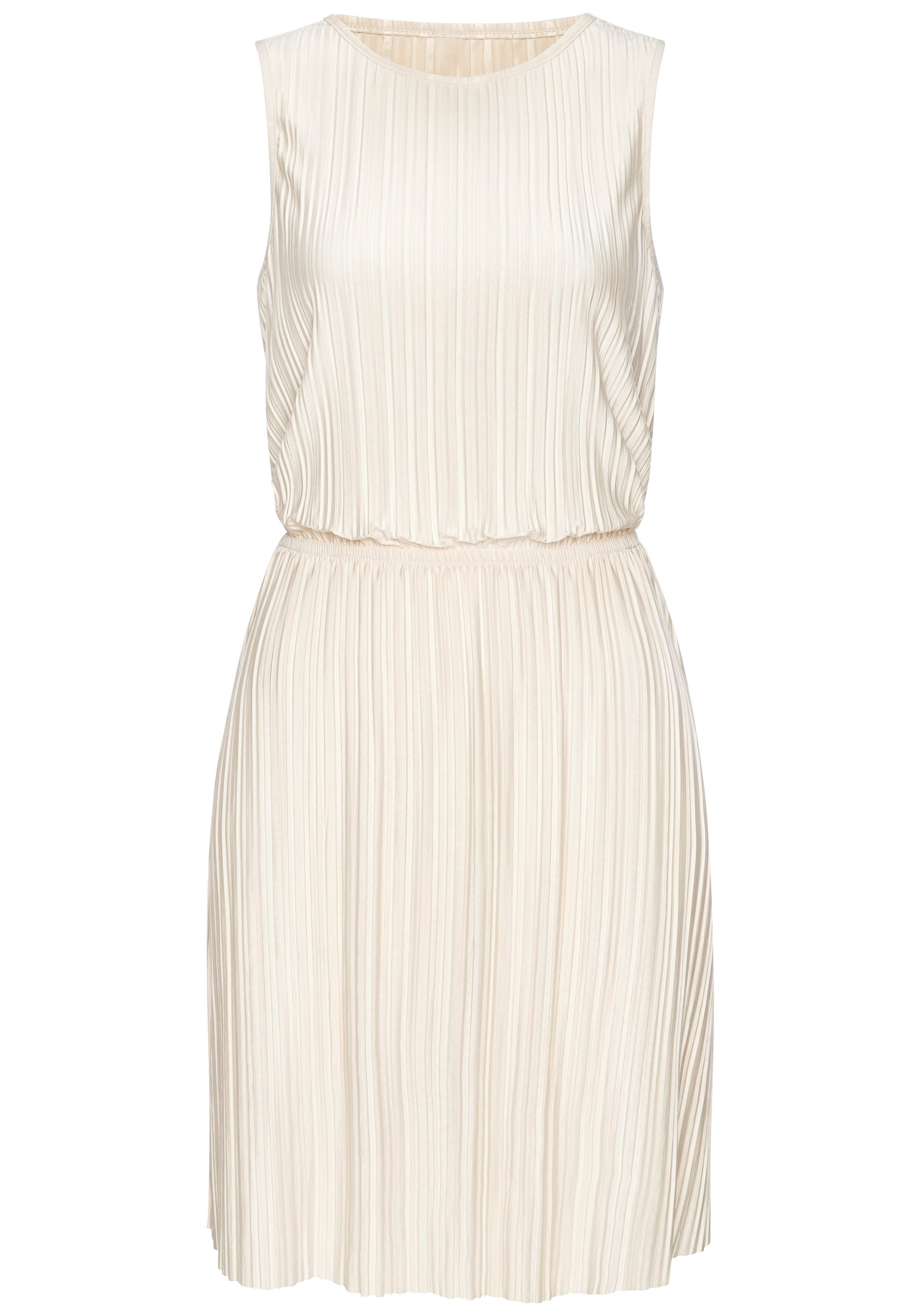 LASCANA Plisseekleid aus schimmernder Ware Partykleid, festliches Sommerkleid, Cocktailkleid. € 49,99