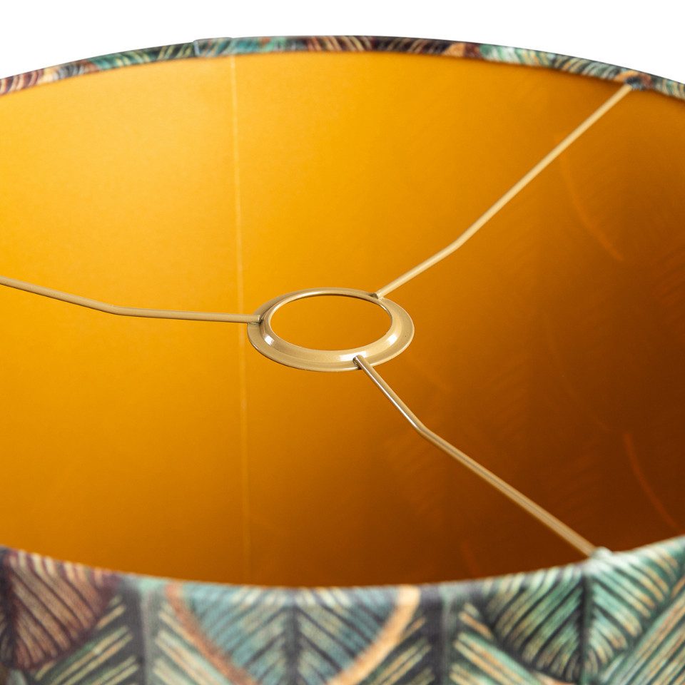 Qazqa Lampenschirm Cilinder velours