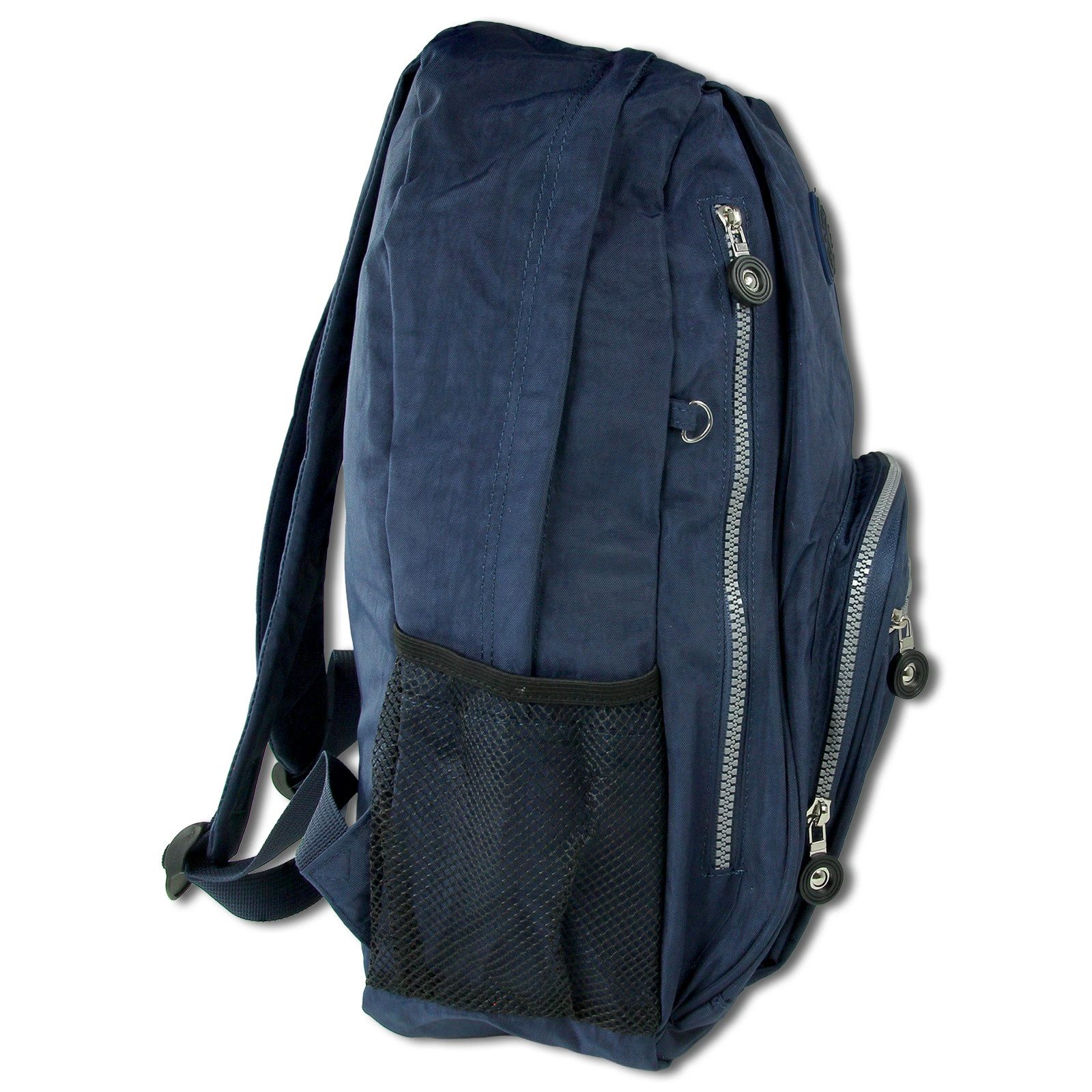 BAG STREET Freizeitrucksack Bag Street Rucksack Nylon navy, Damen, Jugend Freizeitrucksack, Sportrucksack Nylon, blau ca 43cm hoch