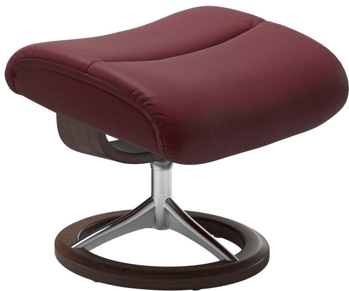 Stressless® Relaxsessel View (Set, Relaxsessel mit Hocker), mit Signature Base, Größe M,Gestell Wenge