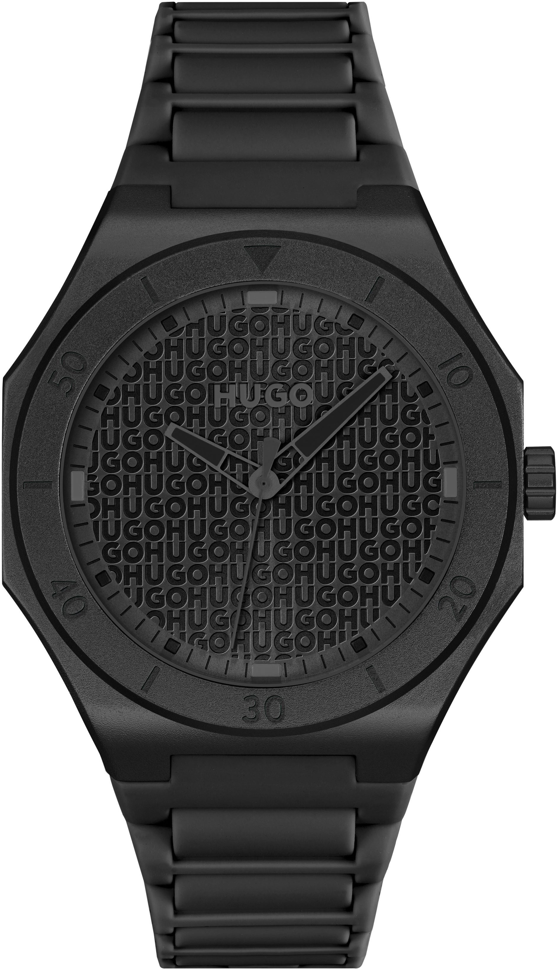 HUGO Quarzuhr #GRAIL LIGHT 1530396, Armbanduhr, Herrenuhr, Silikonarmband, günstig online kaufen