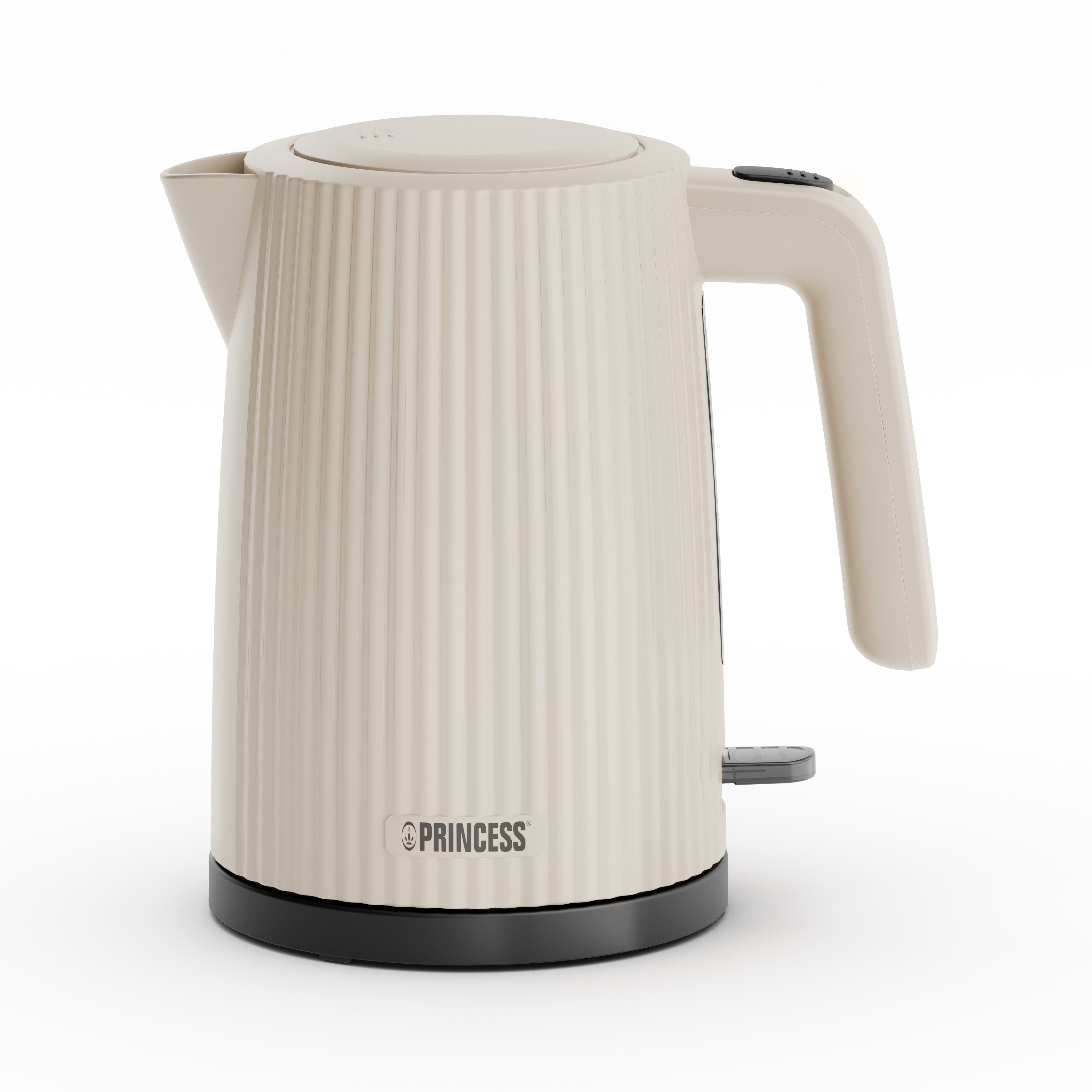 PRINCESS Wasserkocher 236048, 1.7 l, 2200 W, Wave, 360° kabellos, BPA-frei, Trockenkoch- & Überhitzungsschutz