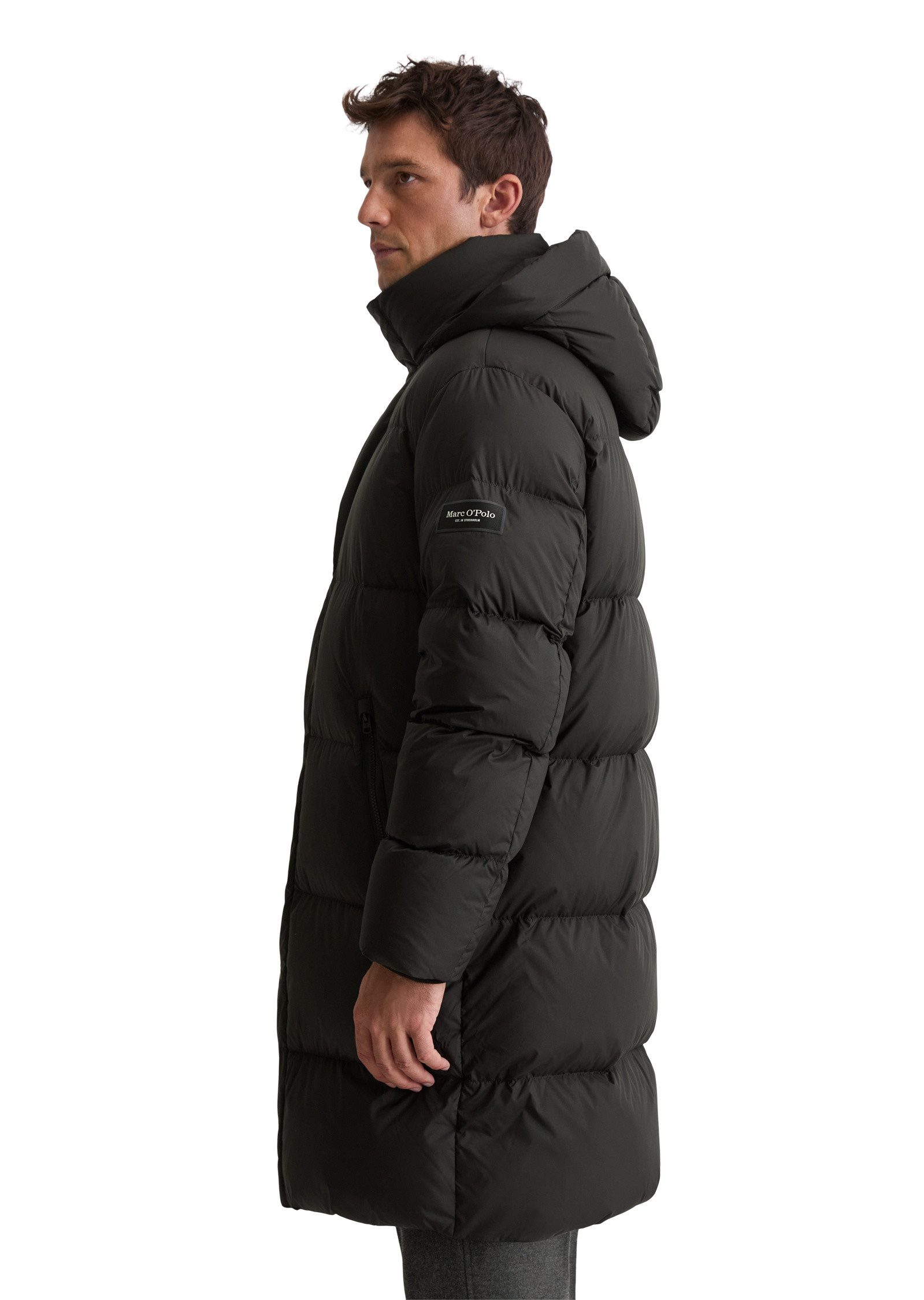 Marc O'Polo Daunenjacke mit großzügiger Kapuze günstig online kaufen