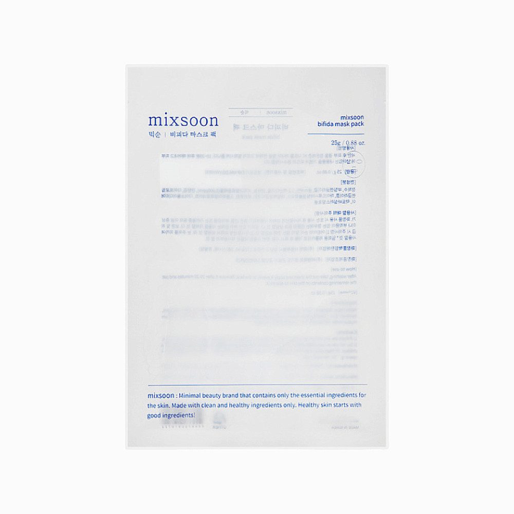 Tuchmaske mixsoon Bifida Mask Pack (Packung mit 5 Tuchmasken zu je 25g)