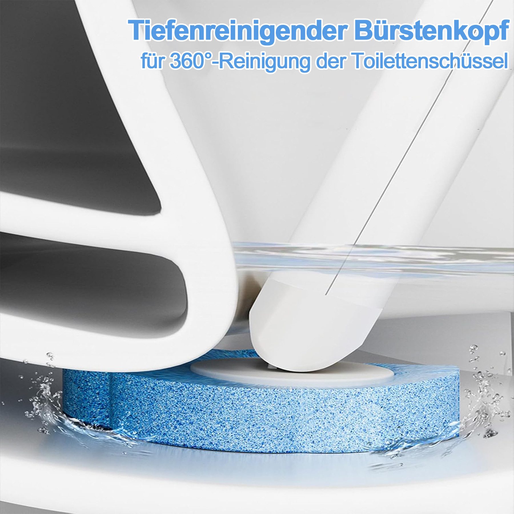 Mutig WC-Reinigungsbürste WC Bürsten Set Einweg mit 18 Stück WC Reiniger, (Klobürste mit verlängertem Griff und Wandhalterung), Toilettenbürste für Badezimmer,  – Bild 2 von 5