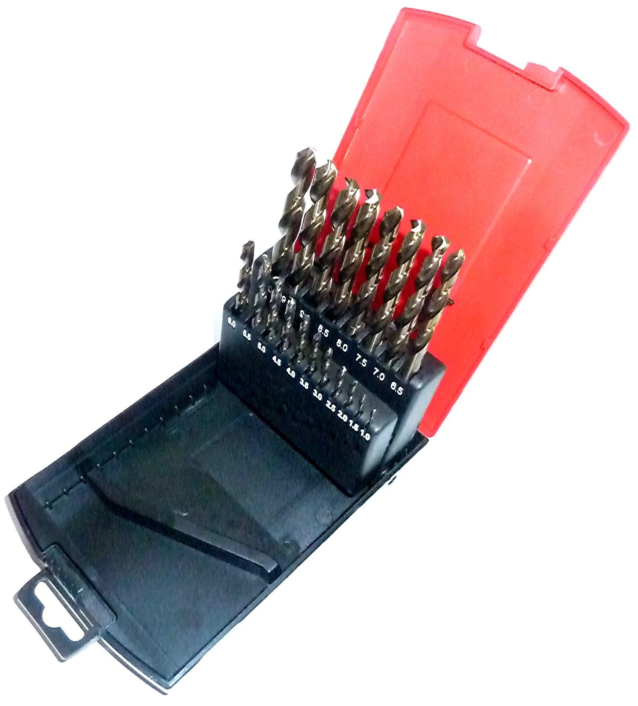 PeTools Metallbohrer 19 tlg. Edelstahl-Bohrerset (1-10mm) günstig online kaufen