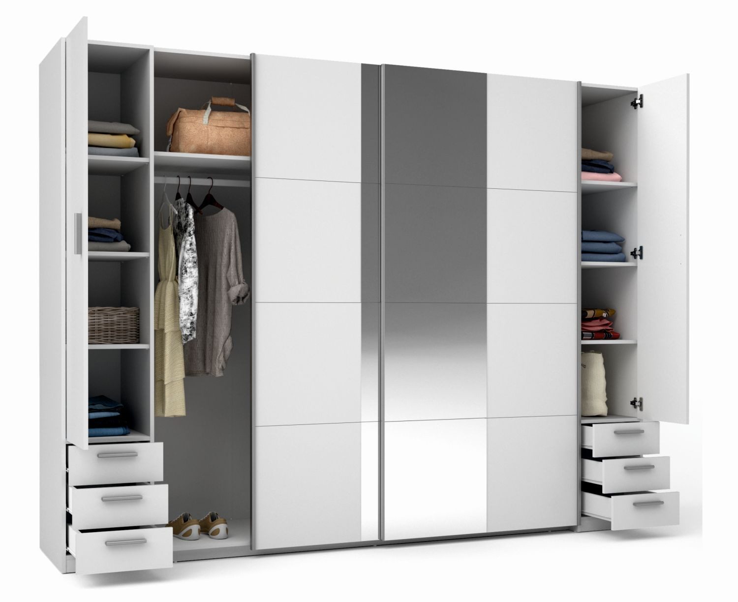 Lukas Möbel Schwebetürenschrank Kleiderschrank Store 270 günstig online kaufen