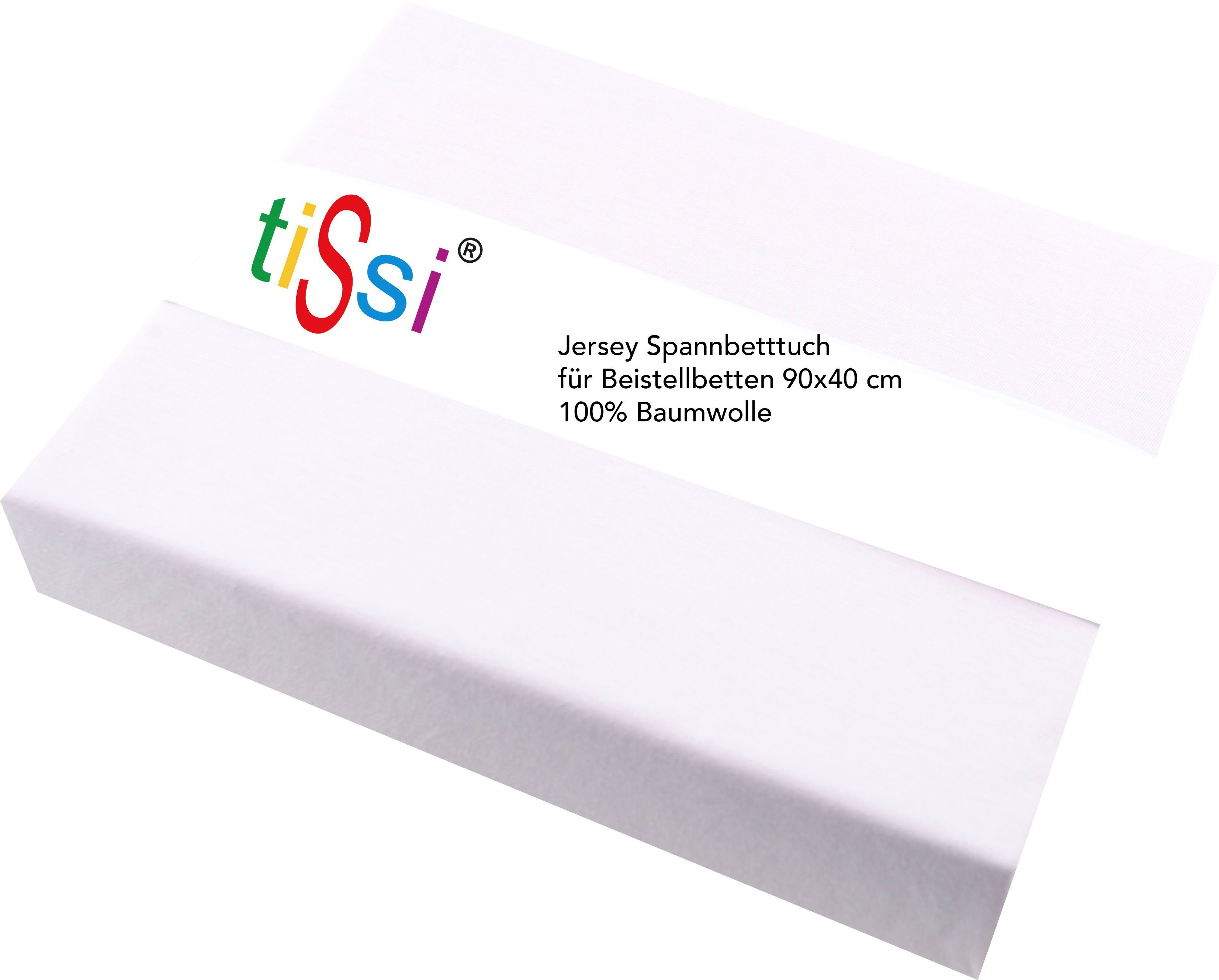 tiSsi® Spannbettlaken Jersey Sophie, Jersey, Gummizug: günstig online kaufen