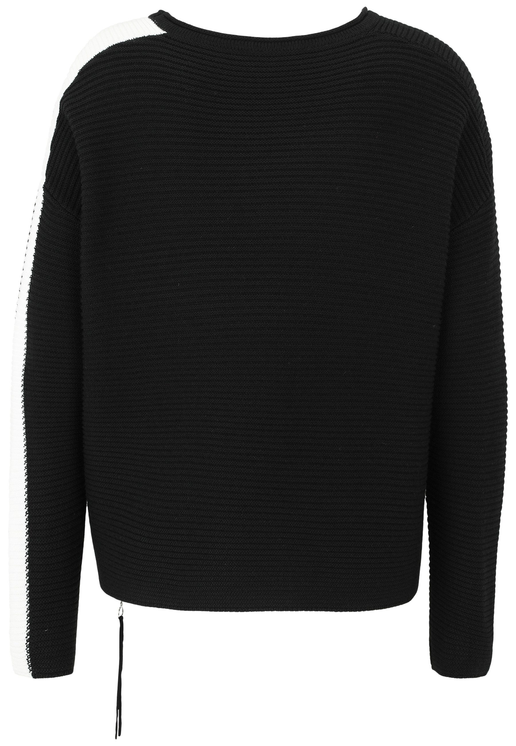 Doris Streich Strickpullover mit Smiley-Tasche günstig online kaufen