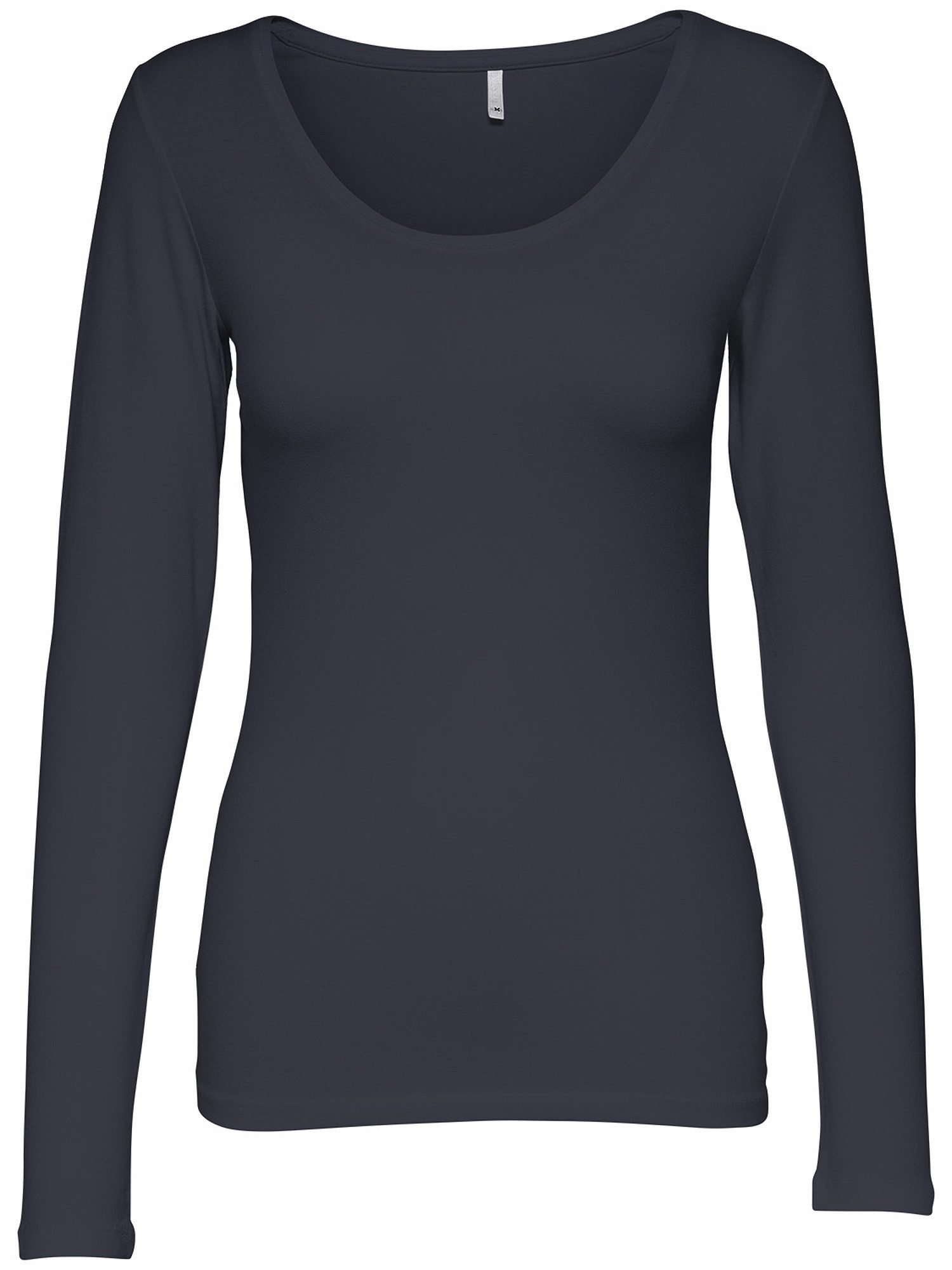ONLY Langarmshirt Live Love NEW Longsleeve (3-tlg., 3er Pack) Figur betont, elastische Baumwollqualität