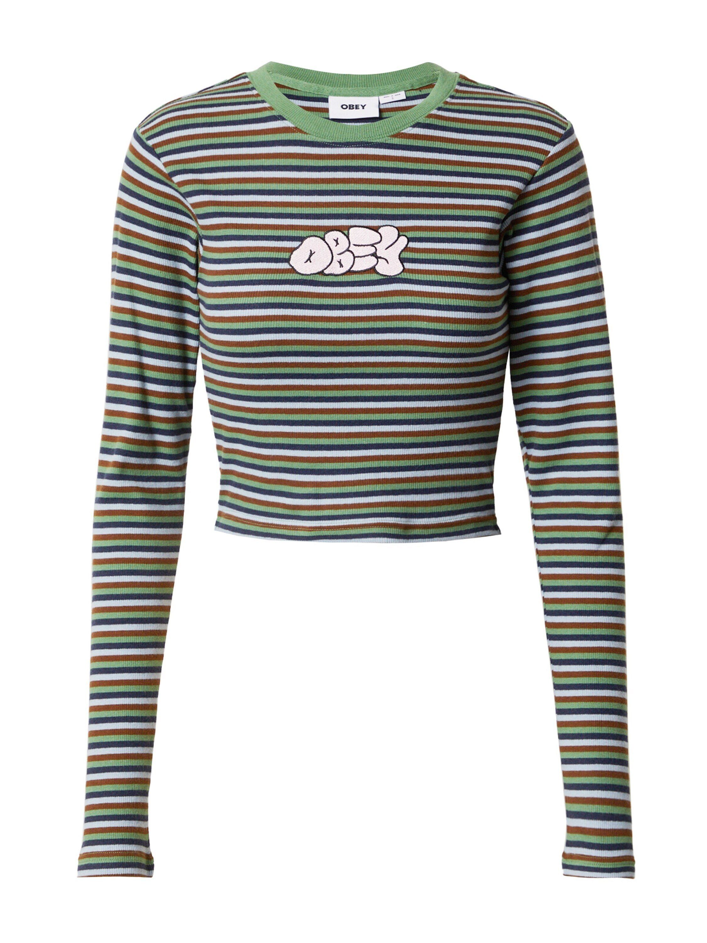 OBEY Langarmshirt Dana (1-tlg) Stickerei