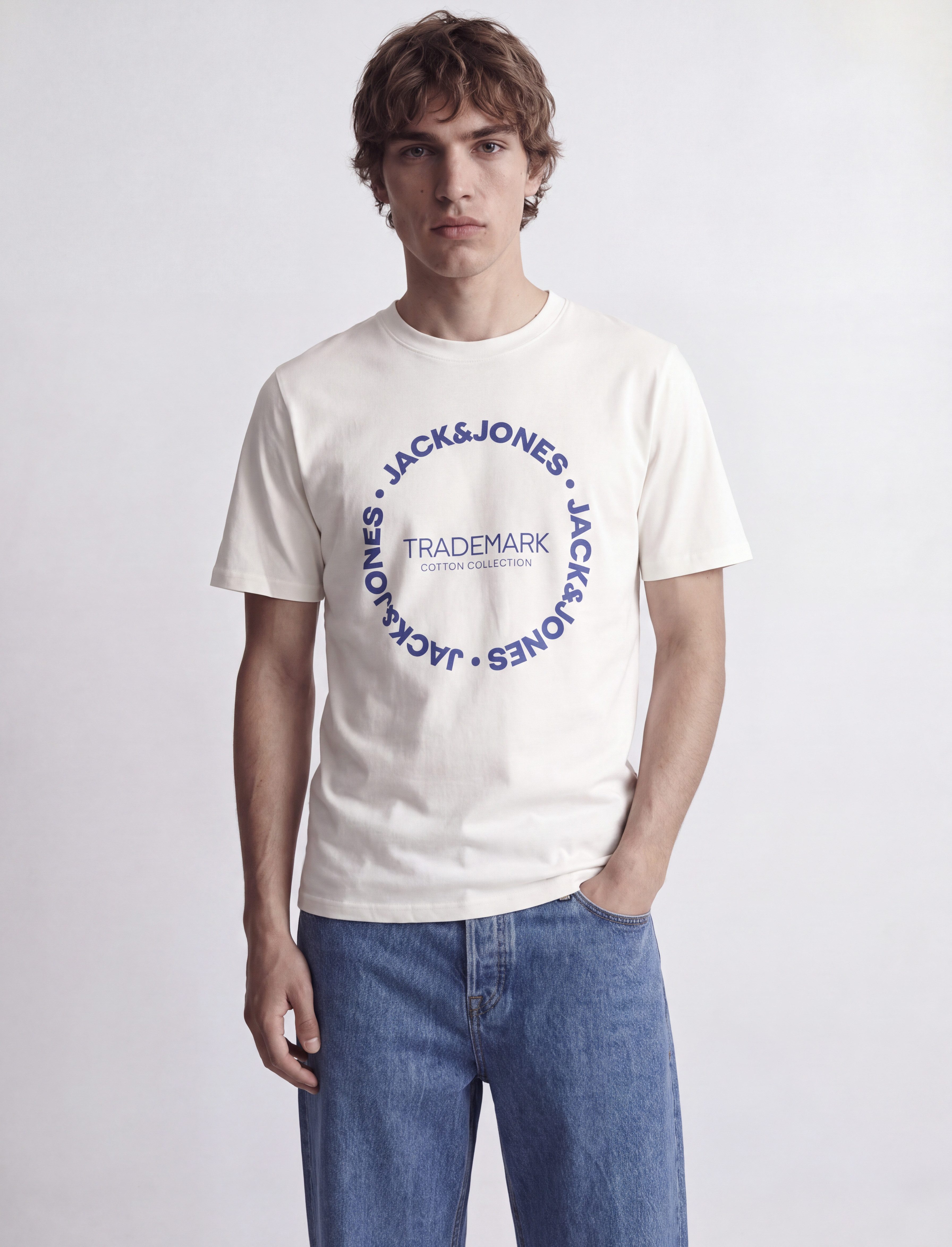 Jack & Jones T-Shirt JJBENSON TEE SS CREW NECK Baumwolle, regular fit