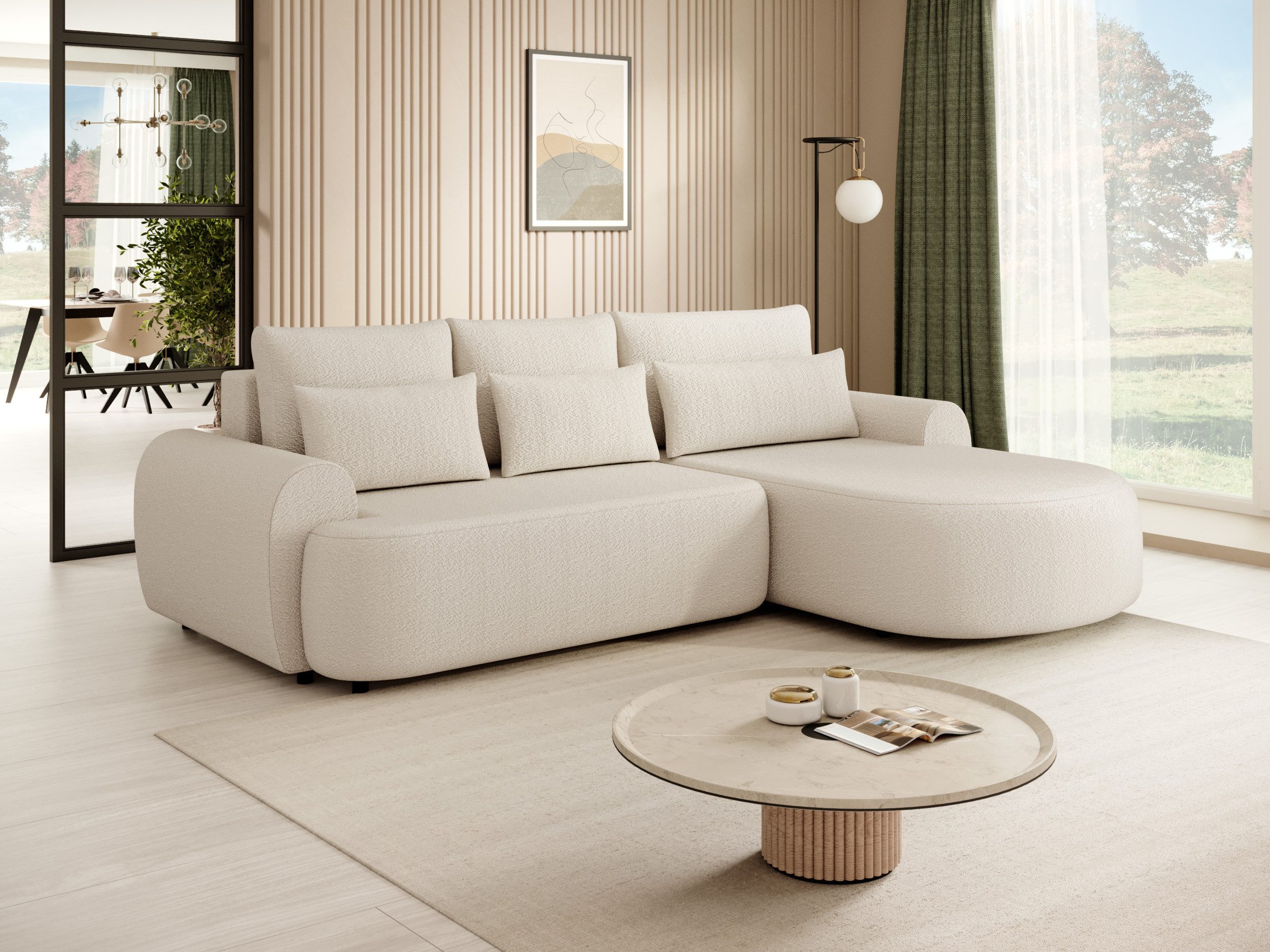 Beautysofa Ecksofa mit Schlaffunktion Olivio, mit günstig online kaufen