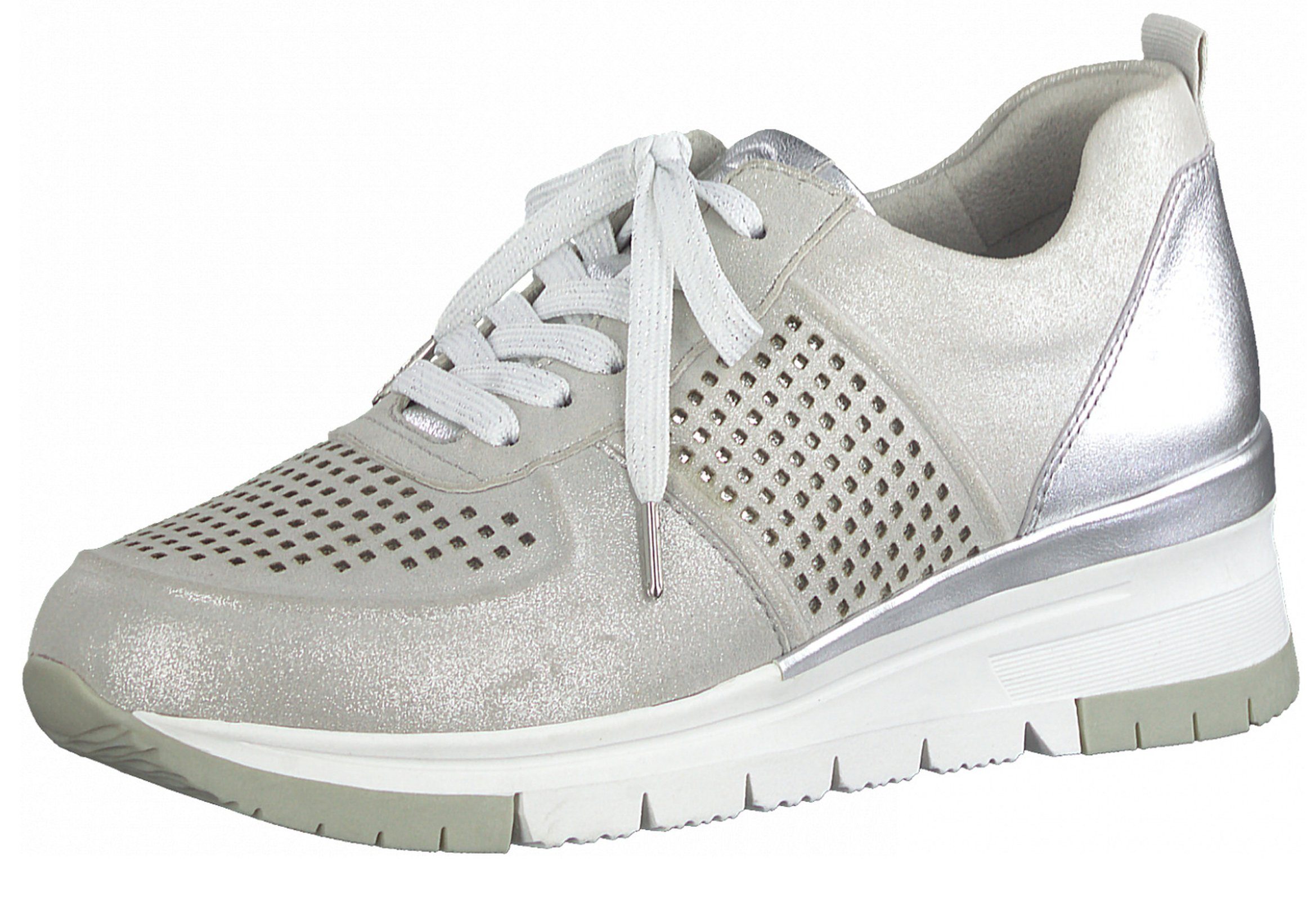 Tamaris 1-23745-26 961 Silver Punch Sneaker