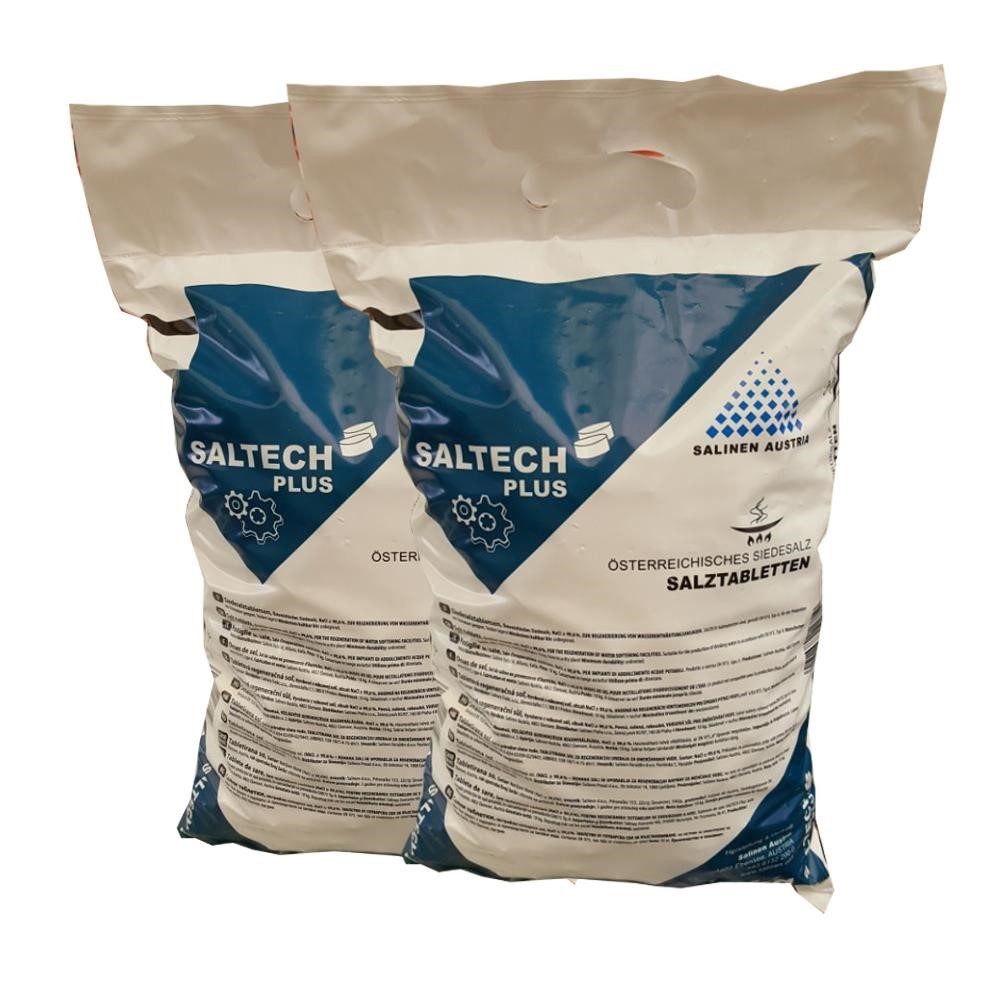 Salinen Austria SALTECH plus 2x10kg Salztabletten Regneriersalz Wasserenthärter Regeneriersalz