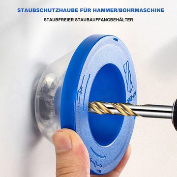 Amissz Lochsäge Elektrohammer Staubschutzhaube Staubfänger,Hohe Kapazität,2 Stück