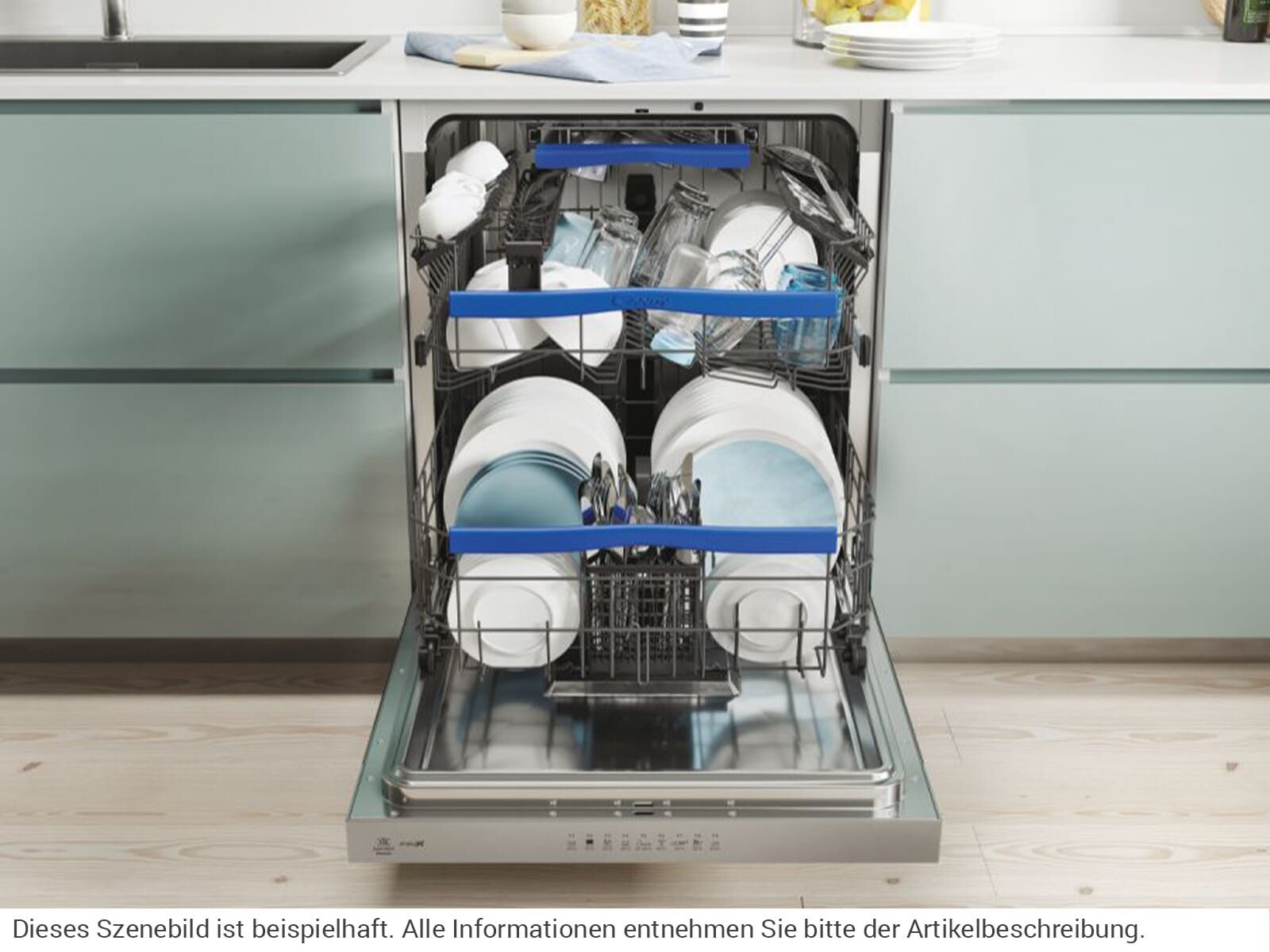 Candy teilintegrierbarer Geschirrspüler 32901477, 10.9 l, 16 Maßgedecke, autoOpen dry autom. Türöffnung