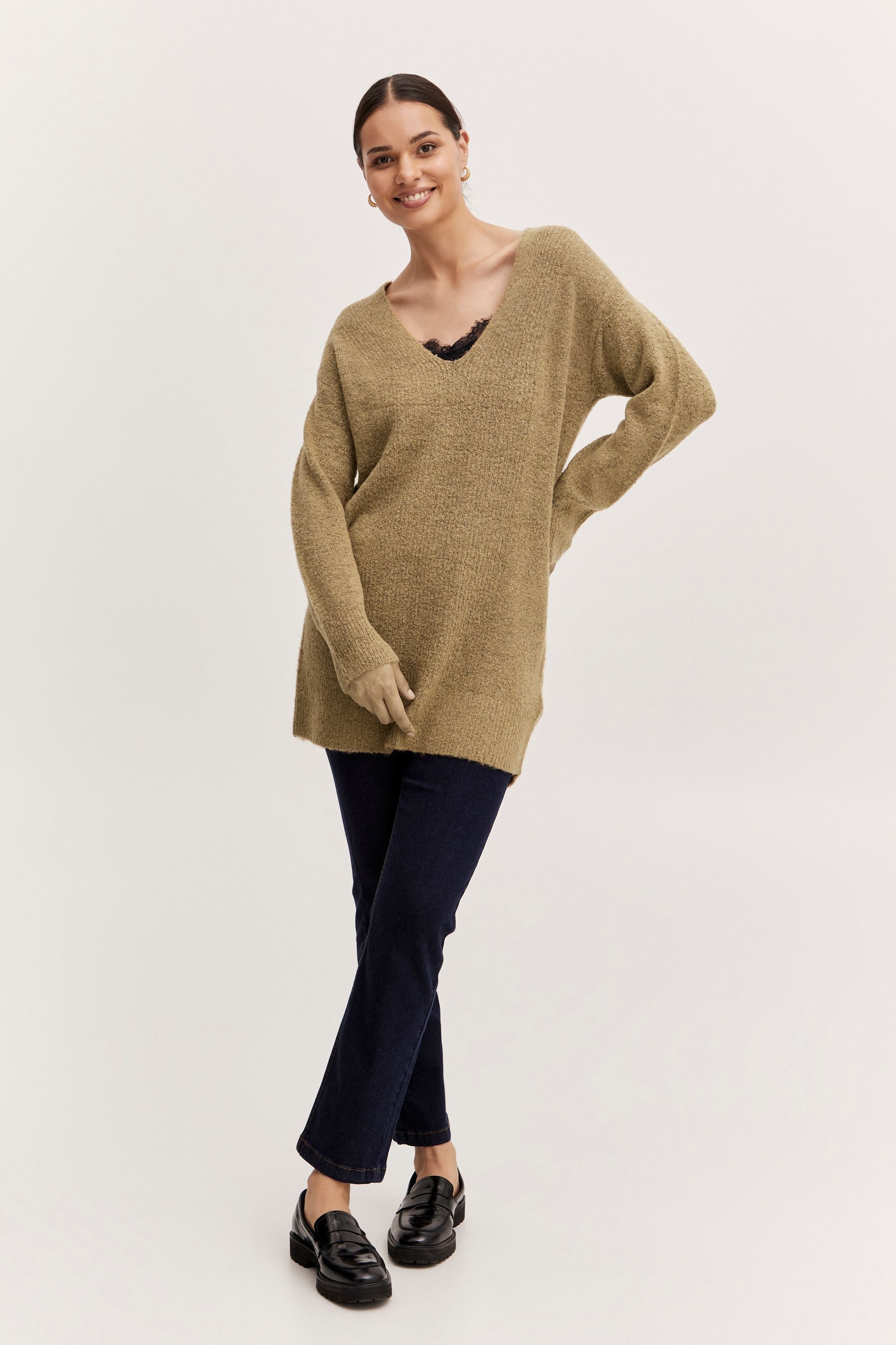 b.young Strickpullover BYMIRELLE VNECK JUMPER - günstig online kaufen