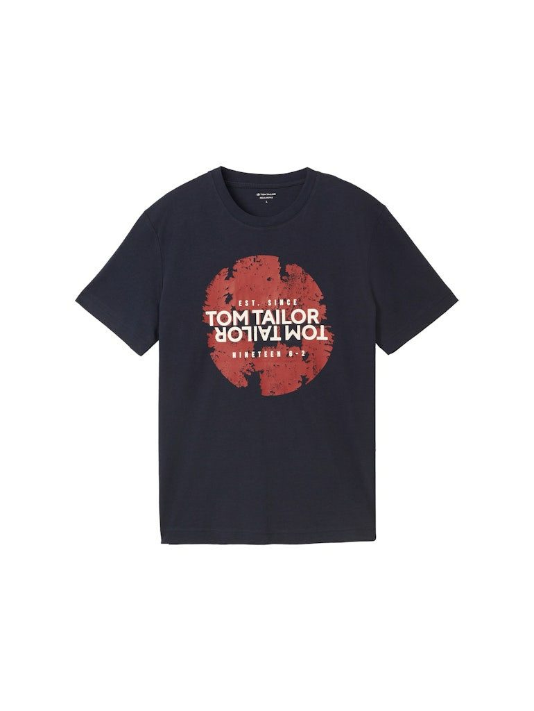 TOM TAILOR T-Shirt Print T-Shirt für Herren (1-tlg., keine Angabe)