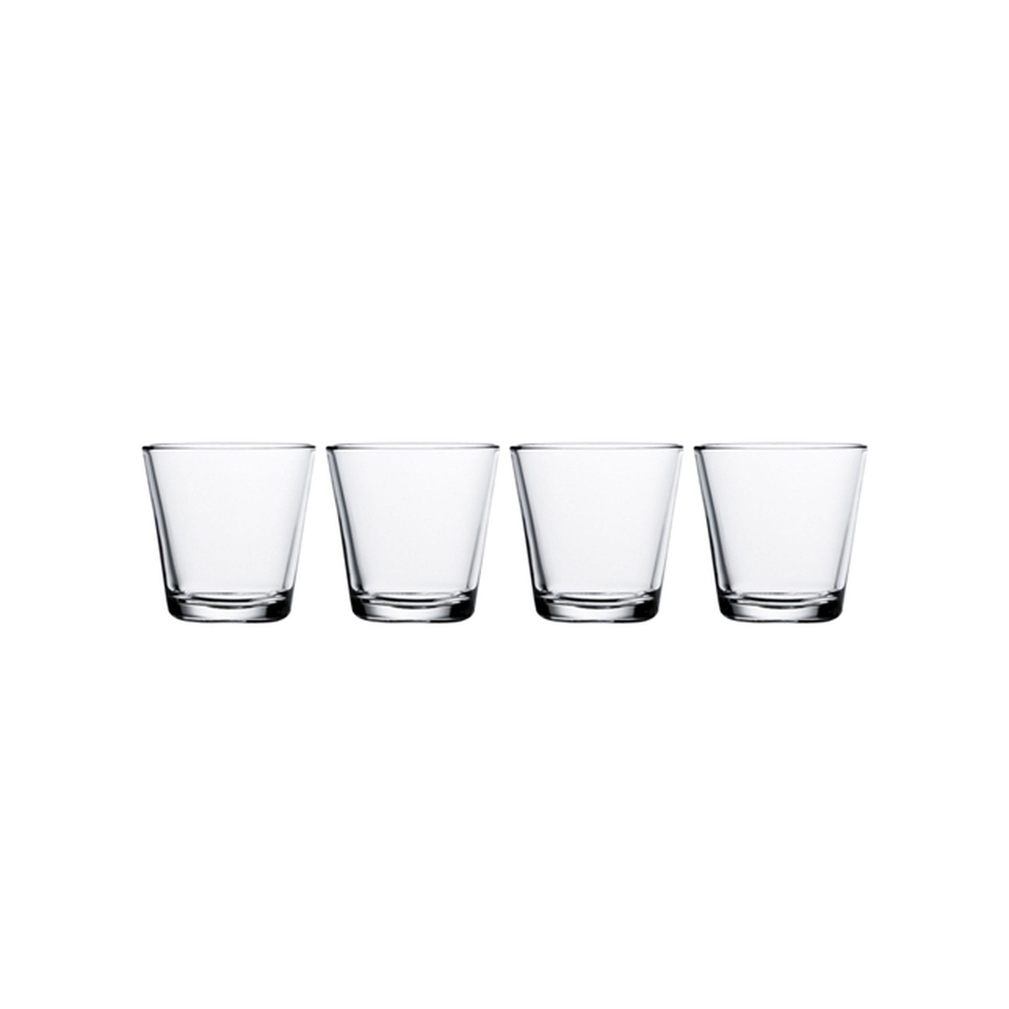 Glas Iittala Kartio Trinkglas 21cl klar 4er Set