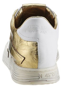 A.S.98 Sneaker im Metallic-Look, Freizeitschuh, Halbschuh, Schnürschuh