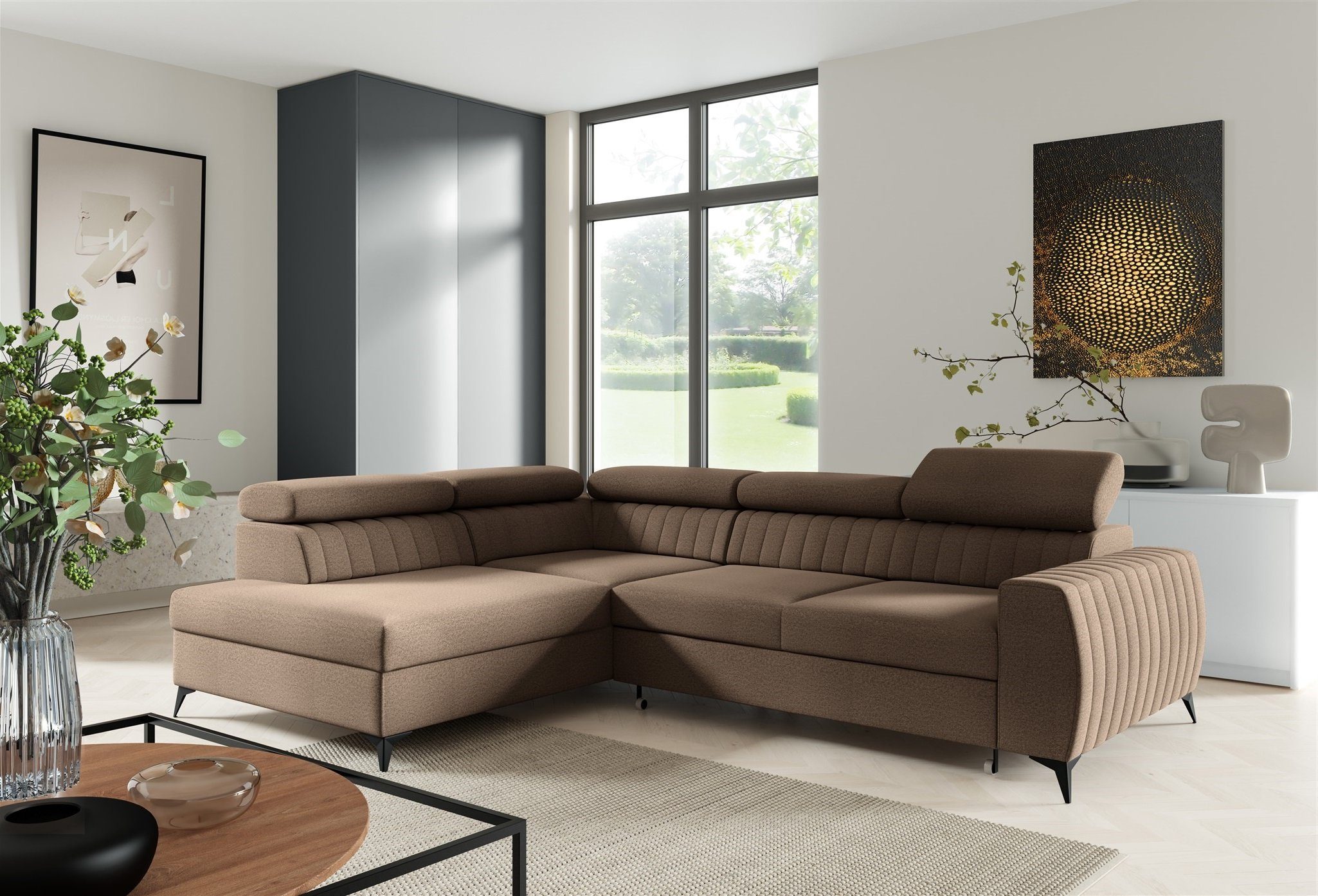 Fun Möbel Ecksofa Ecksofa Sofa TORONTO günstig online kaufen