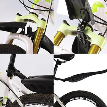 Juoungle Kotflügelscheibe Schutzbleche, Verstellbare Universal Fahrrad Schutzblech Set