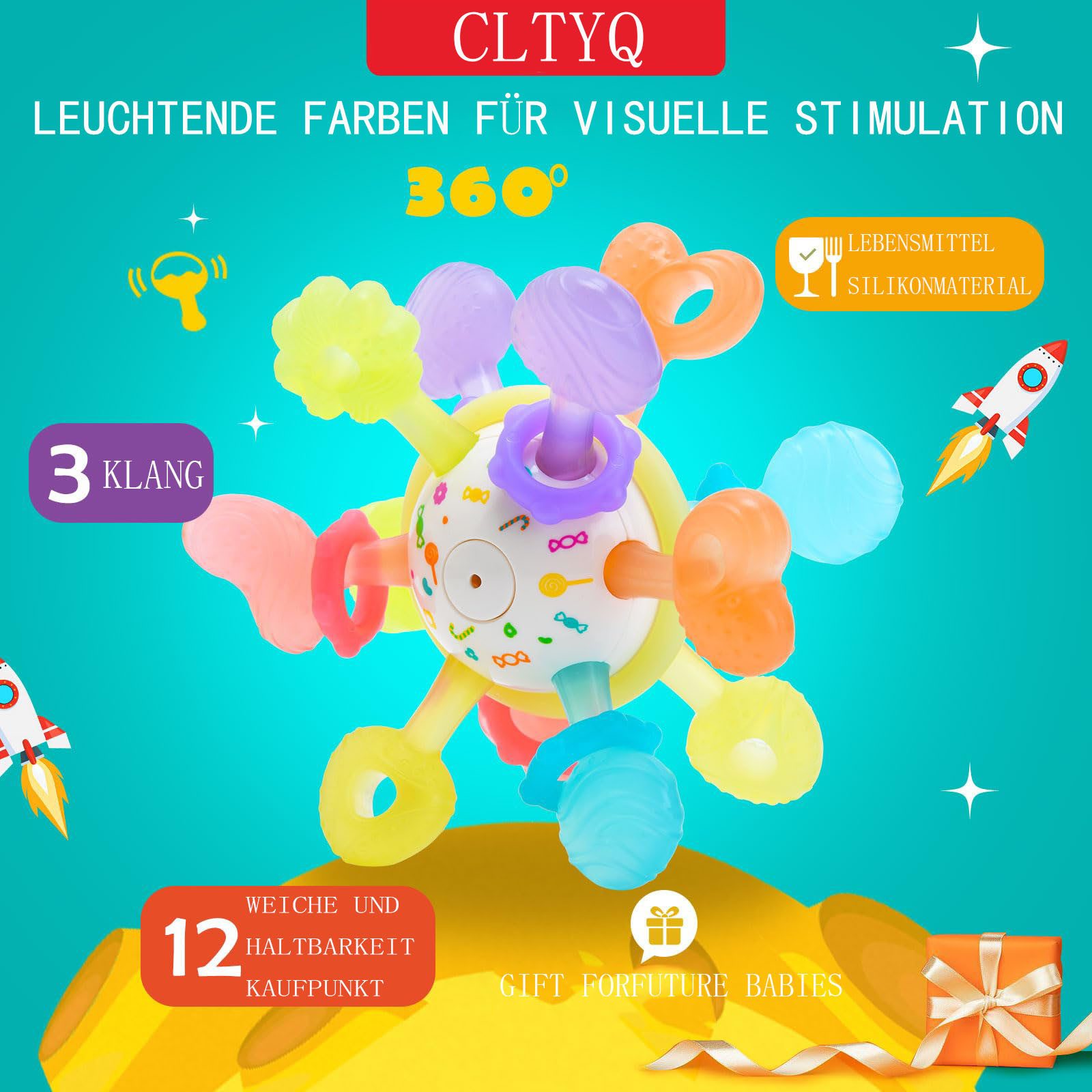 CLTYQ Greifspielzeug Baby Spielzeug, Greifball Für günstig online kaufen