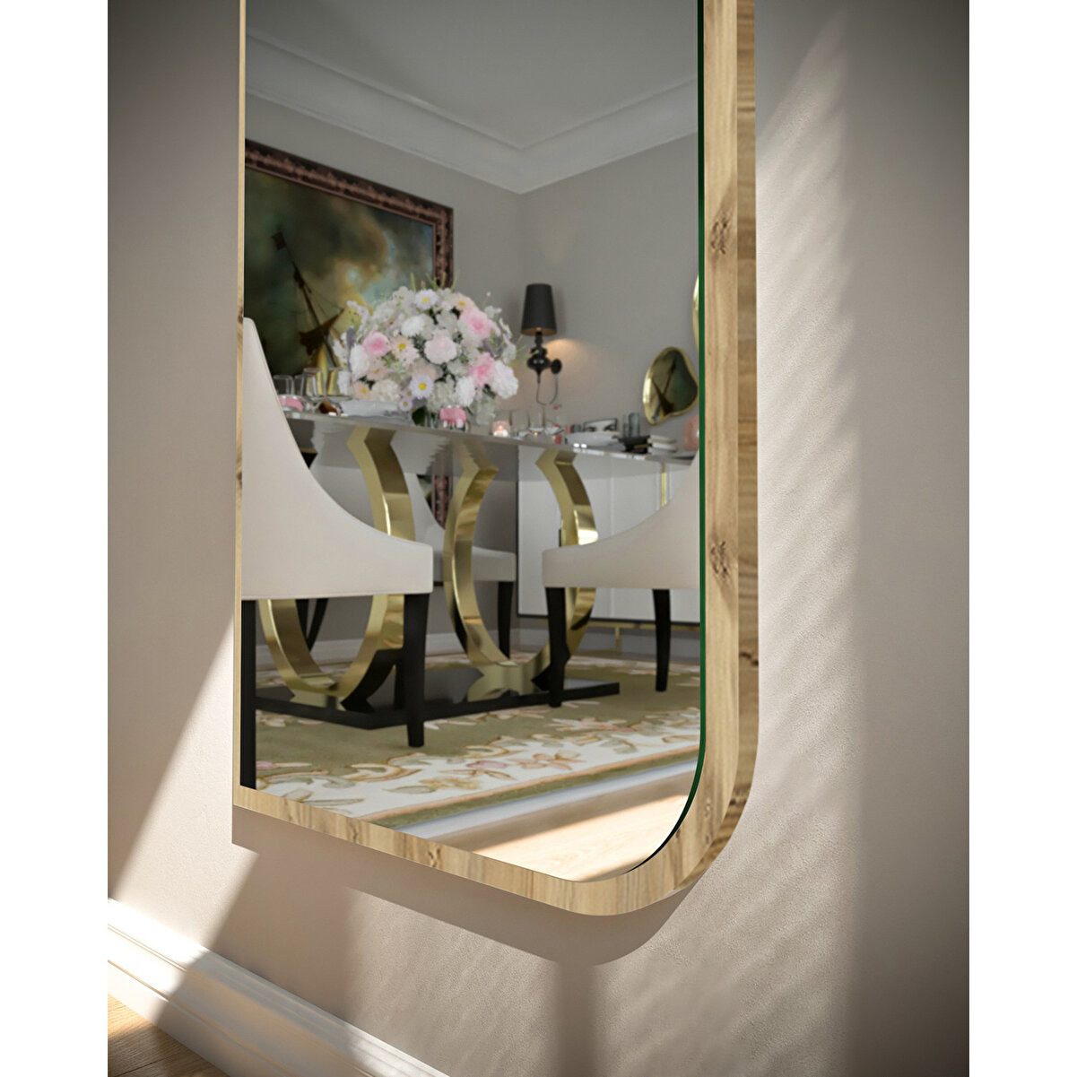 en.casa Spiegel (1-St), Wandspiegel in Ganzkörpergröße 91421401