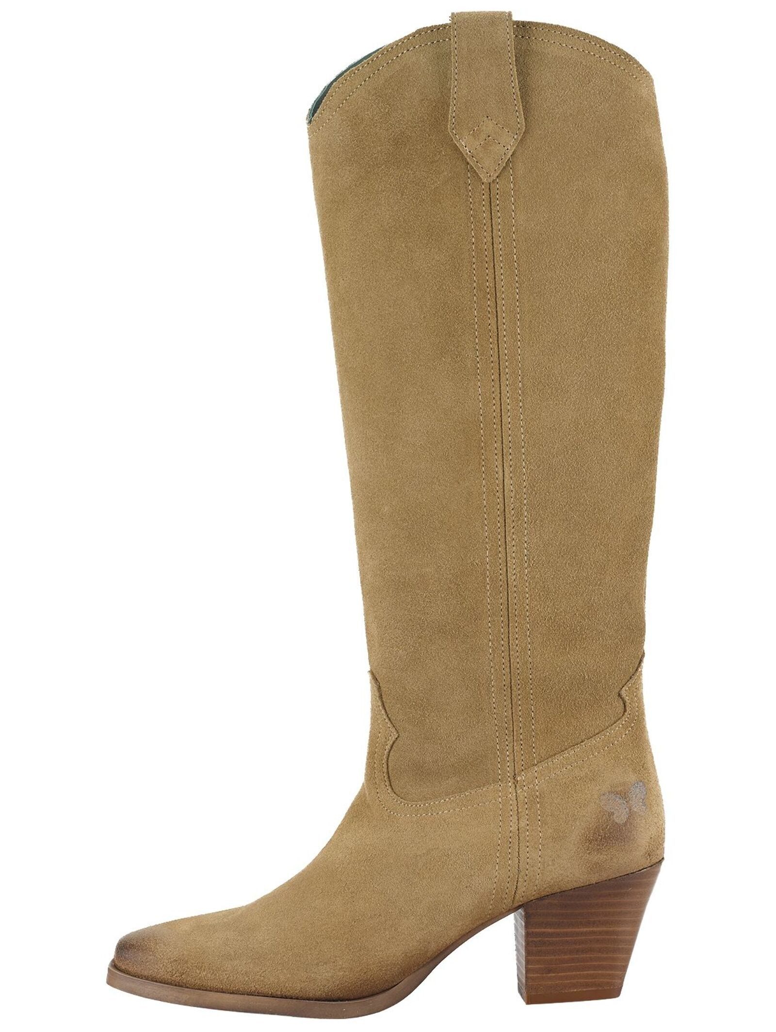 Felmini Stiefel Veloursleder . Bikerboots