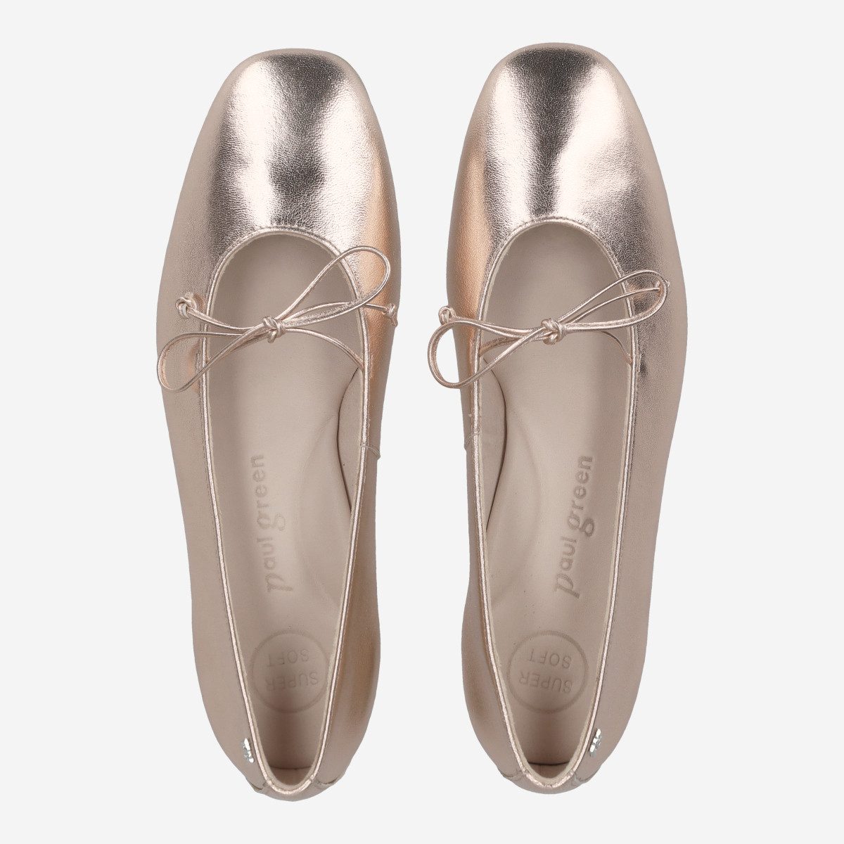 Paul Green Paul Green 1142-037, Ballerina, Rosé, metallik, Damen Ballerina