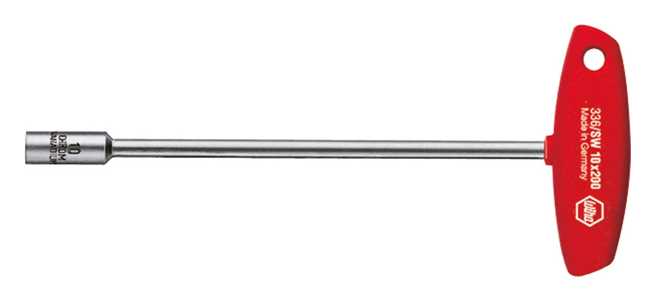Wiha Steckschlüssel, T-Griff 12 x 230 mm 6-kant