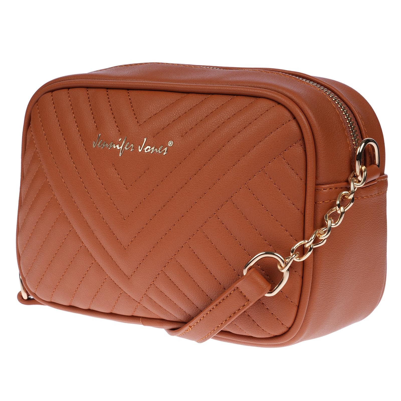 Christian Wippermann Umhängetasche Damen Tasche Schultertasche Umhängetasche Crossover Bag (1 tlg), Leder Optik Handtasche Schwarz