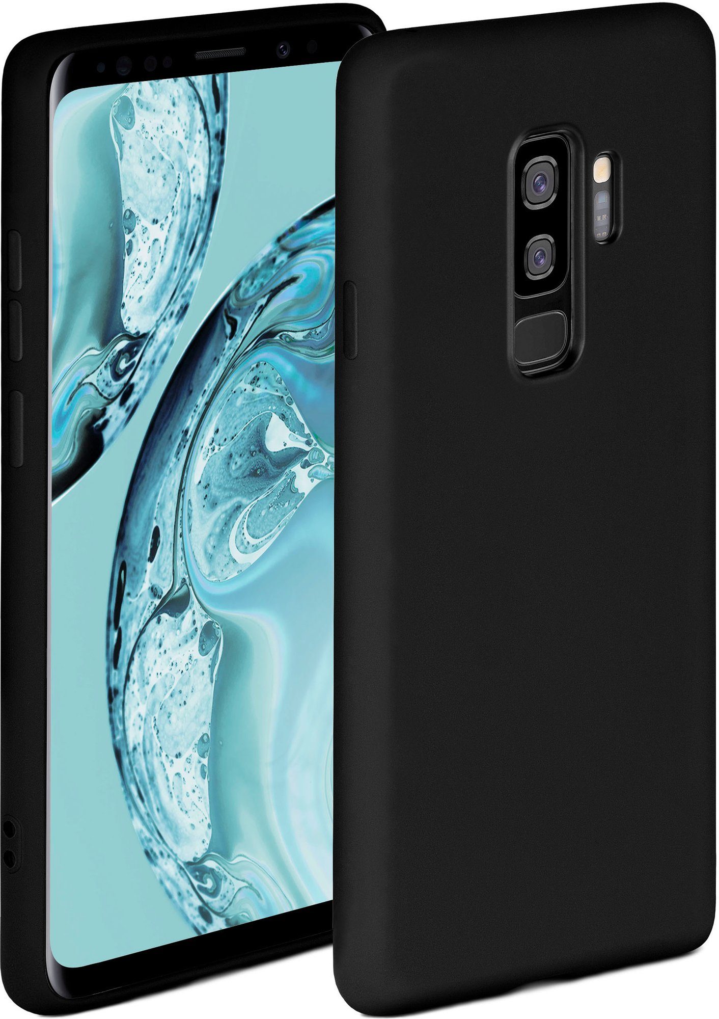 ONEFLOW Handyhülle ONEFLOW® Soft Case für Samsung Galaxy S9 Plus, Hülle aus Silikon, Back Cover mit Kameraschutz, weiche Silikonhülle