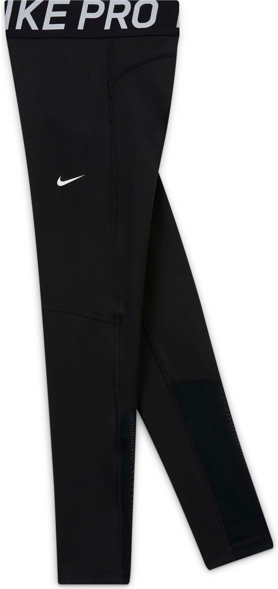 schwarz (GIRLS) Nike KIDS' PRO Trainingstights BIG LEGGINGS