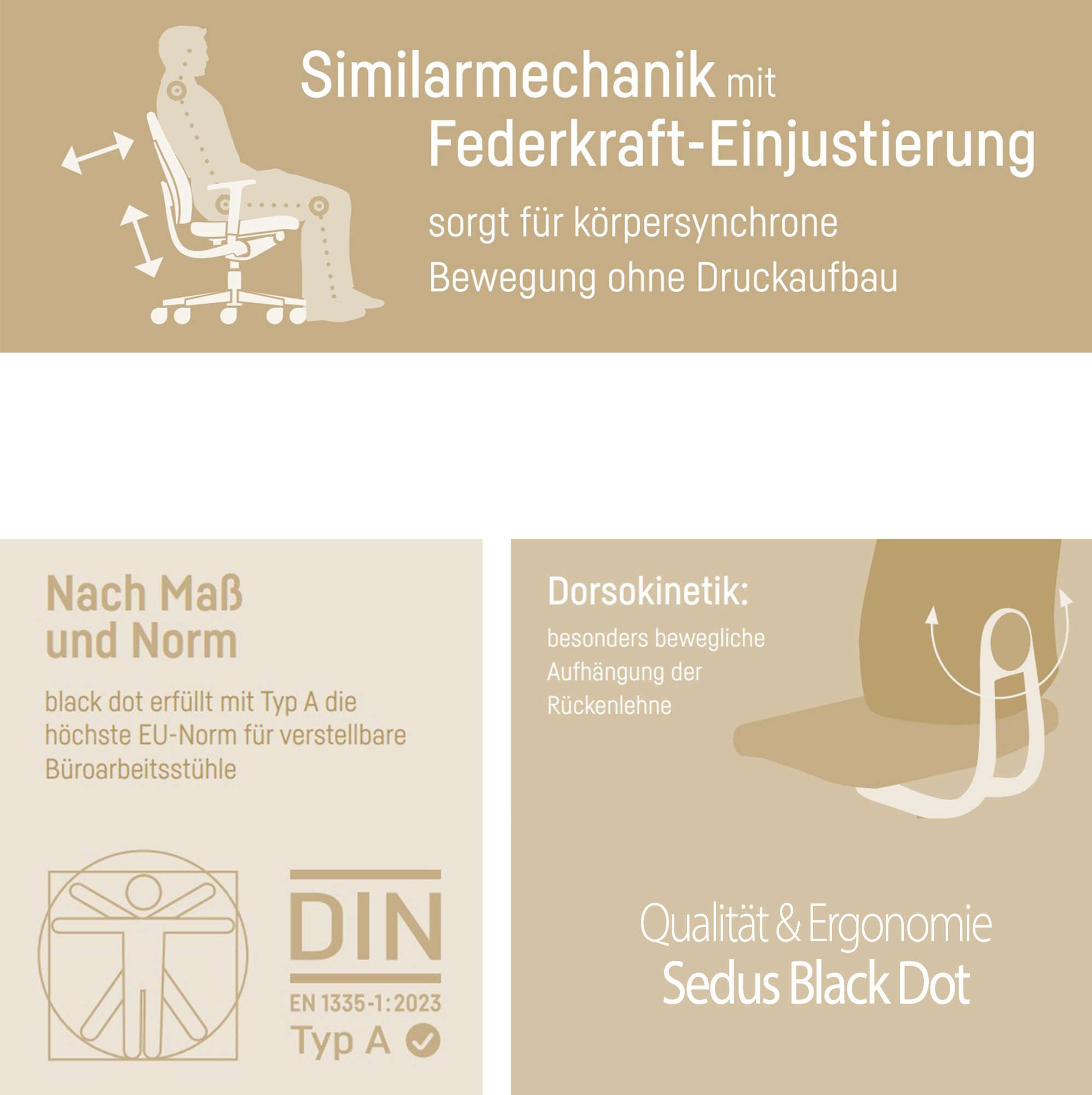 sedus Bürostuhl Sedus Black Dot bd-103, Bürostuhl, Vollpolster