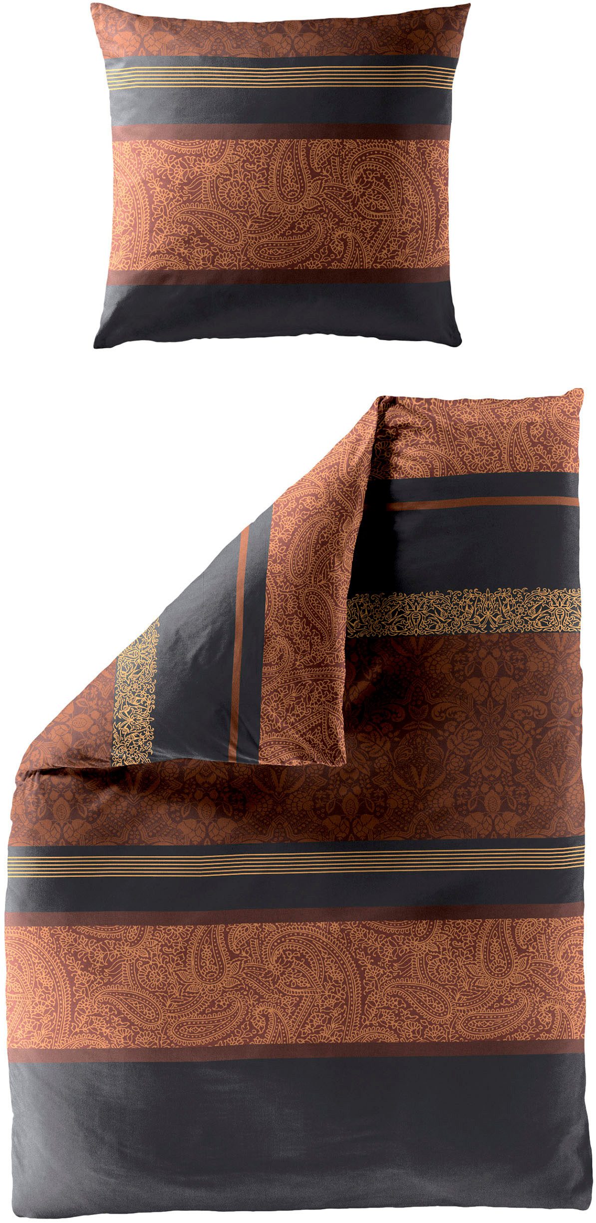 BIERBAUM Bettwäsche 4954, Mako-Satin, 2 teilig, günstig online kaufen