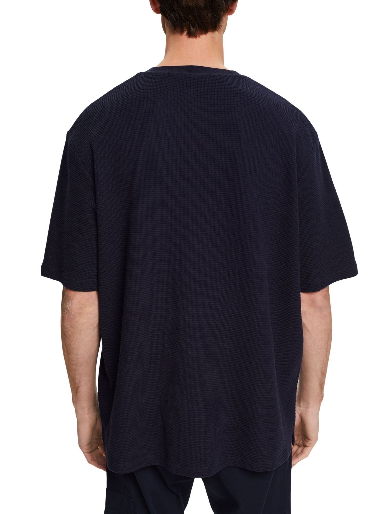 Esprit (1-tlg) aus T-Shirt Struktur-Jersey T-Shirt
