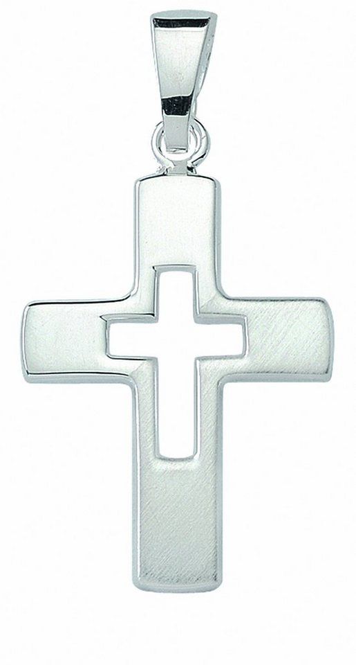 Kette Kreuz 925 Adelia´s mit Silber Halskette Set Anhänger Anhänger, mit Schmuckset -